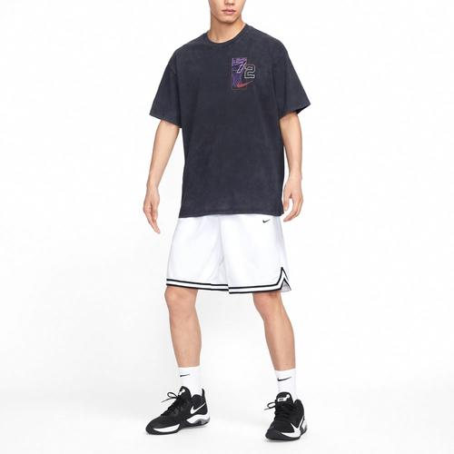 Nike Men's Casual Cotton Loose-Fit Black T-Shirt