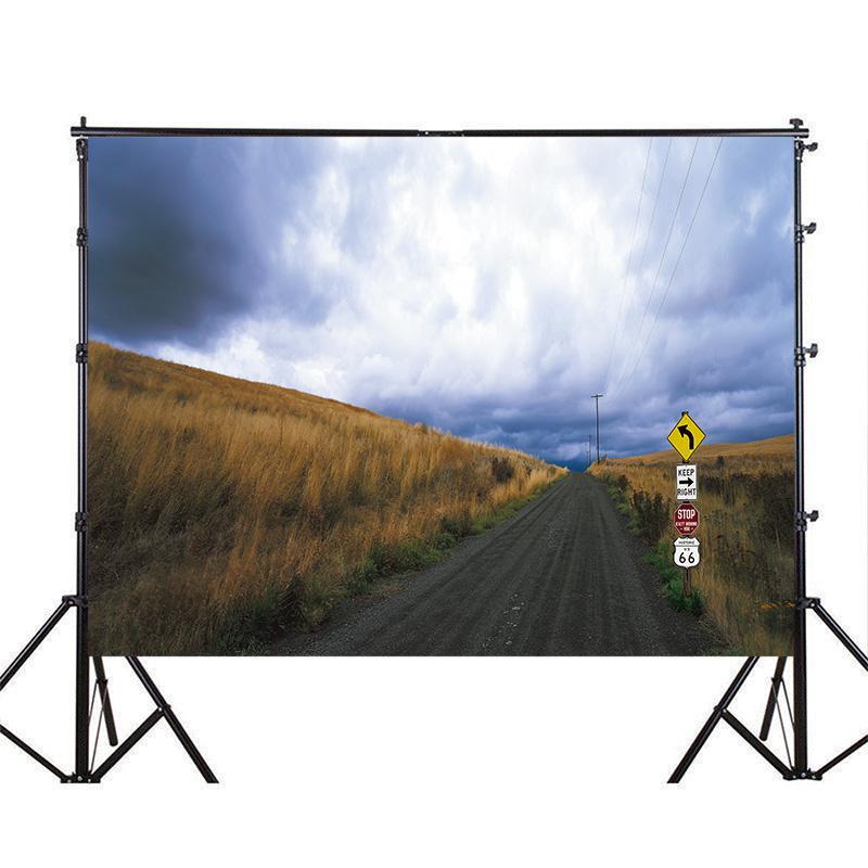 

Ткань-фон на дорожную тематику для внутреннего и наружного декора, праздничных мероприятий, вечеринок, реквизит для фотостудии, свадьба 100x150cm-Frameless