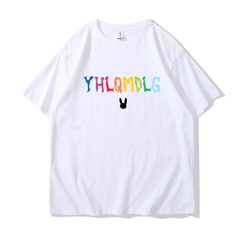Rapper Bad Bunny Basis Classic Men Women T Shirt Cool Harajuku Tshirts Streetwear Summer 90s Female T-shirt Top Tee Clothes