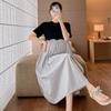 2026 Summer Maternity Patchwork Short-Sleeve Dress