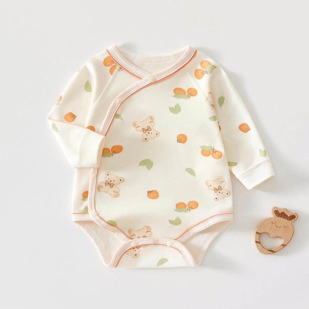 Pure Cotton Long Sleeve Infant Romper - Spring, Autumn & Winter Bodysuit