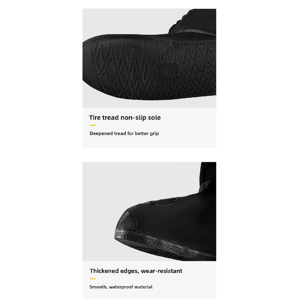 Motorcycle Waterproof Outfit Shoes Cover Motorcyclist Accessories Non-SlipThickened Wear-Resistant Outdoor Foot Gear Rain Boots