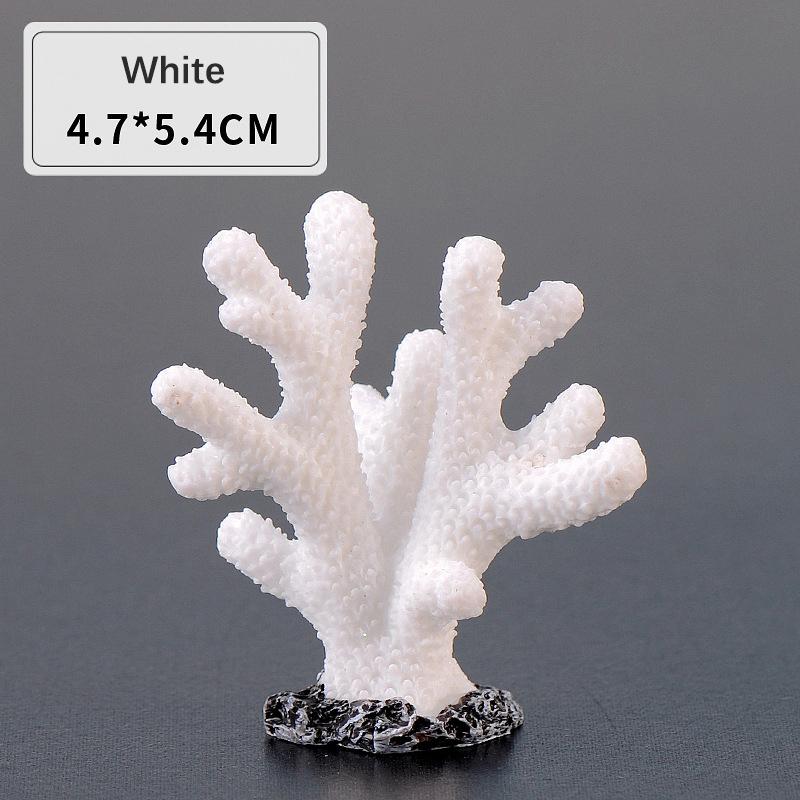 Colorful Mini Artificial Coral Cute Ornamental Fish Gifts Aquarium Decor Multicolor Resin Fashion Diy Art Craft Fish Tank Decora
