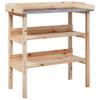 Pflanztisch mit Regalen 78 x 38 x 82,5 cm Massives Kiefernholz