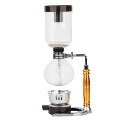 ITOP LRSCP 300/500ML Siphon Coffee Pot Set Glass Teapot Coffee Utensils Manual Coffee Machine Siphon Pot Siphon Coffee Tools