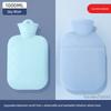 Hot Water Bottle for Warming, Plush Hot Water Bag for Stomach, Bed, and Hand Warming, Explosion-Proof, Suitable for Female Students and Menstrual