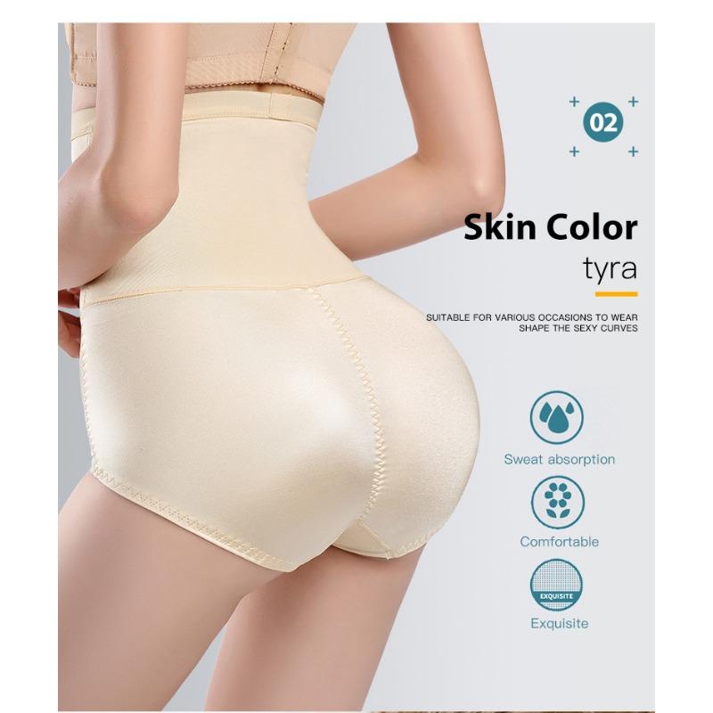 High Waist Cross Mesh Tummy Control Shapewear Briefs