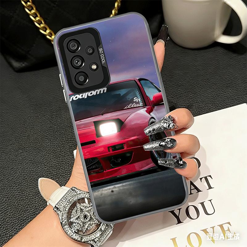 Japan JDM Sports Cars Theme Soft Phone Case for Samsung A17 A16 A15 A14 A13 A57 A56 A55 A54 A53 A37 A36 A35 A34 A33 A26 A25 A24