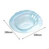Sitz Bath for Toilet Seat Sits Deeper Bowl Reusable Wide Easy To Store with Hanging Hole