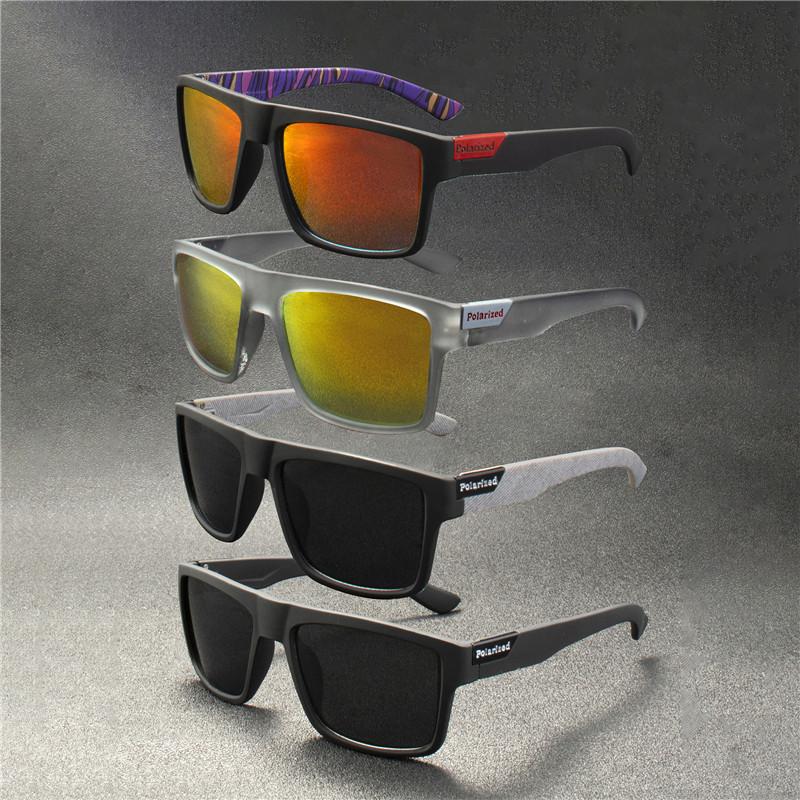 4PCS Luxury Polarized Sunglasses Men Women Fashion Square Male Sun Glasses  Vintage Driving Fishing Eyeglasses Sport Shades
