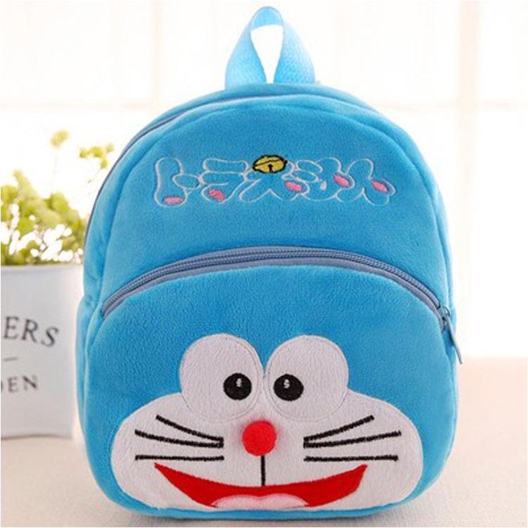 Cute Cartoon Plush Backpack for Toddlers - Double Shoulder, Kindergarten, Early Education, Doll Design