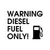 [KAIMIRU STORE] Tankdeckel Aufkleber Diesel Leichtöl Schneideaufkleber