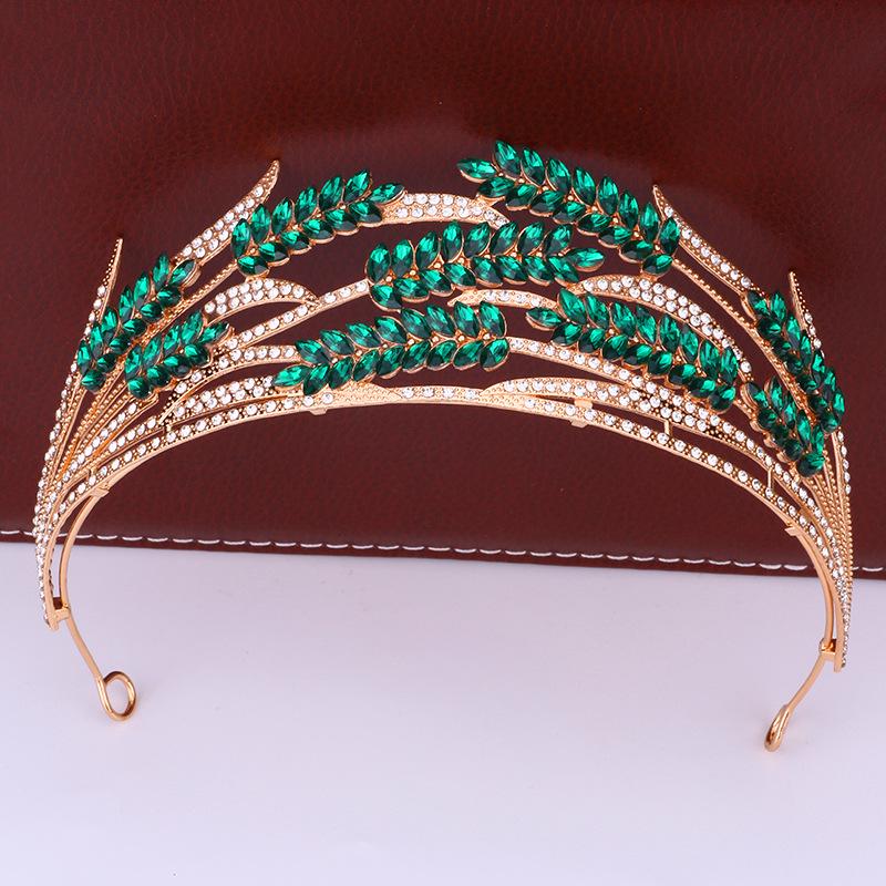 Luxurious and Fashionable Bridal Crown Wedding Dress Style Photo Crown Super Sparkling Rhinestone Tiara