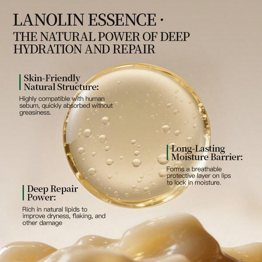 1PC Lanolin Lip Balm,Long-Lasting Hydration,Nourishment Naturally Moisturizing,Reduce Lip Lines,Mois