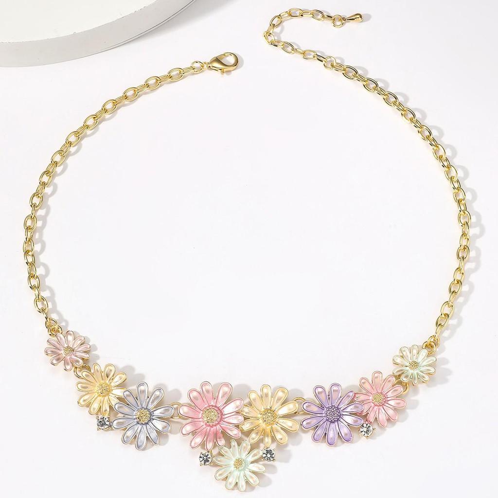 Colorful Butterfly Necklace & Earring Set for Women - Retro Style, Perfect for Holidays & Trendy Accessories