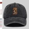 Pc Golden Dragon Print Baseball Cap Suitable for Dating Outdoor Sports Beach Vacations Fishing Cycling Parties  Casual We