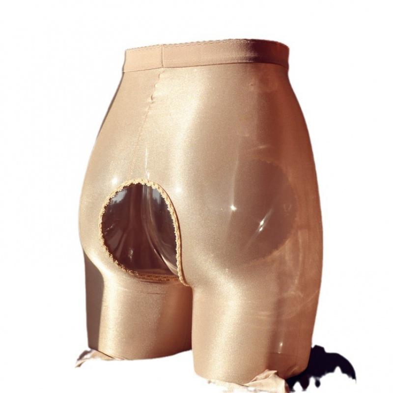 Sexy70Dshebin Glossy Pantyhose Oil Shiny Smooth Dance Tights One-Line Crotch Glossy Stockings For Women