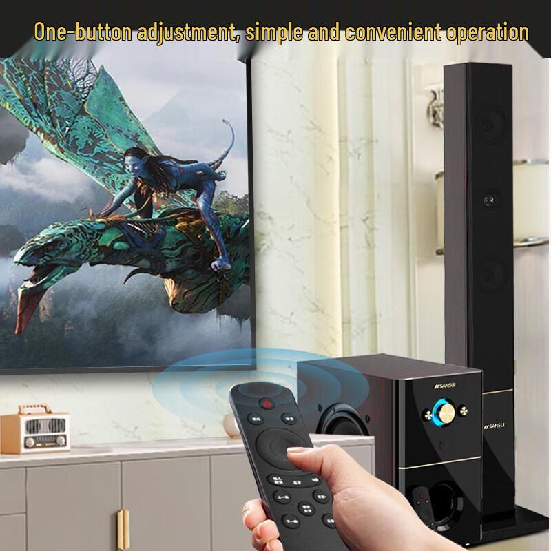 SANSUI Home Theater Karaoke Sound System CN Plug (adapter Included)