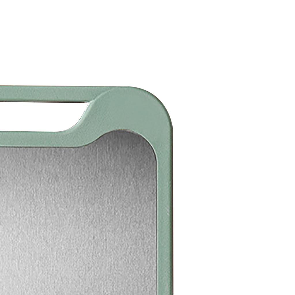 Double Sided Kitchen Cutting Board 304 Stainless Steel Cutting Board for Kitchen Meat Vegetable Fruit Fish Cheese Green