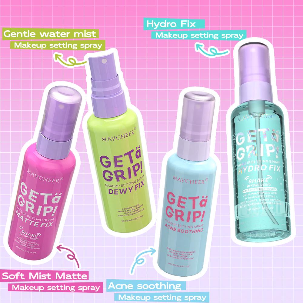 MAYCHEER Matte Setting Spray - Dewy, Oil Control, No Smudging, Non-Tightening, Waterproof, Long-Lasting.