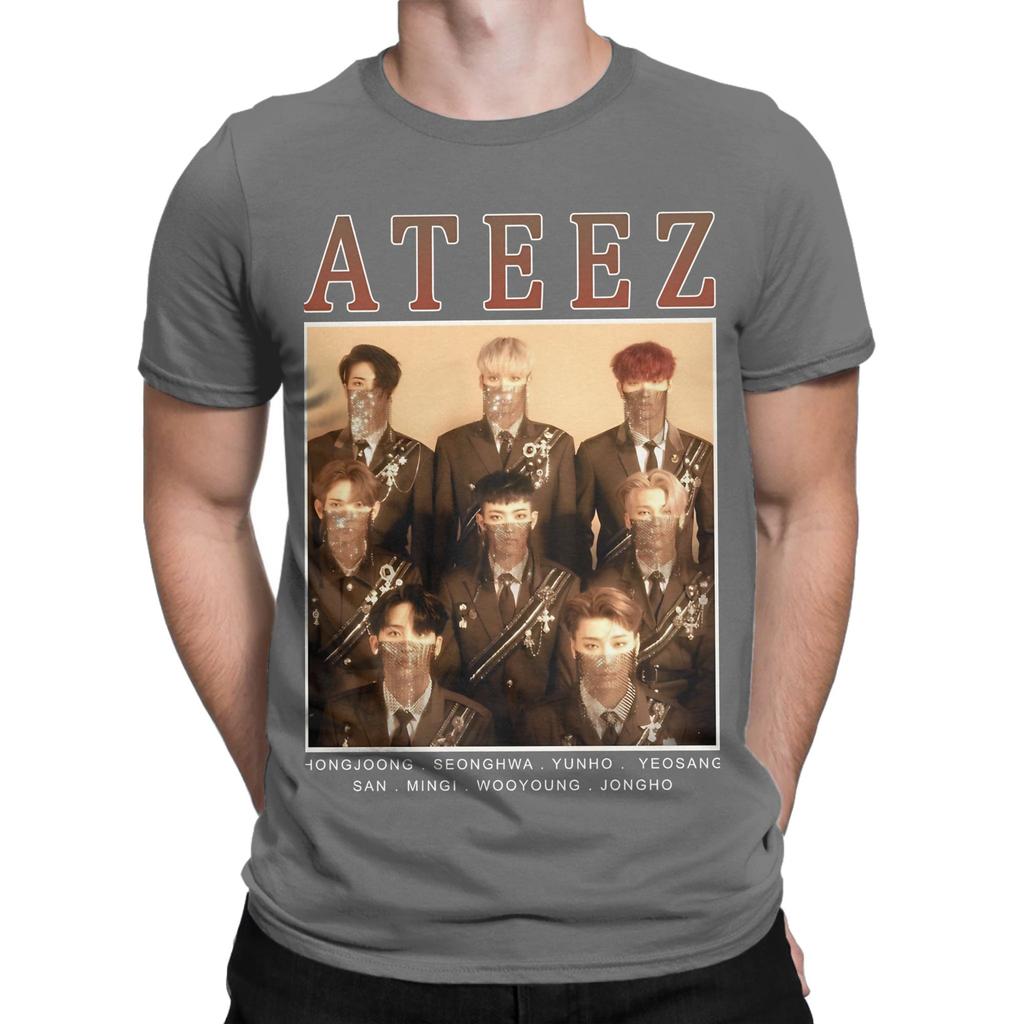 aATEEZ Vintage Retro Band Style 90s Wonderland Graphic 100 Cotton TShirt aAteez Tees Tops For Unisex
