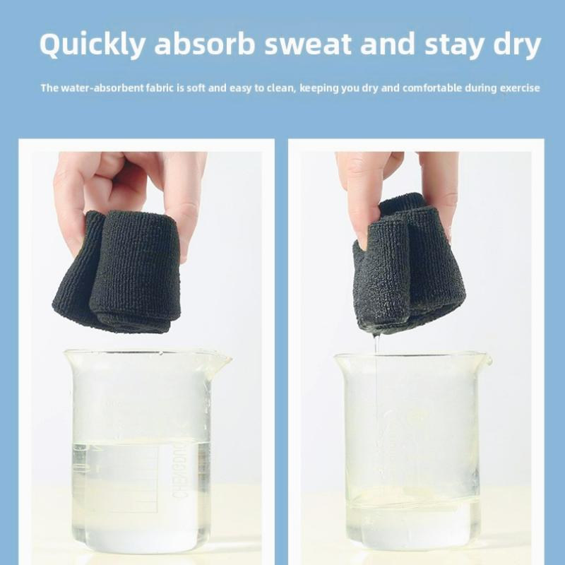 New Sports Antiperspirant Band Elastic Solid Color Widened Sweat-Absorbing Headband Running Sweat-Conducting Headband