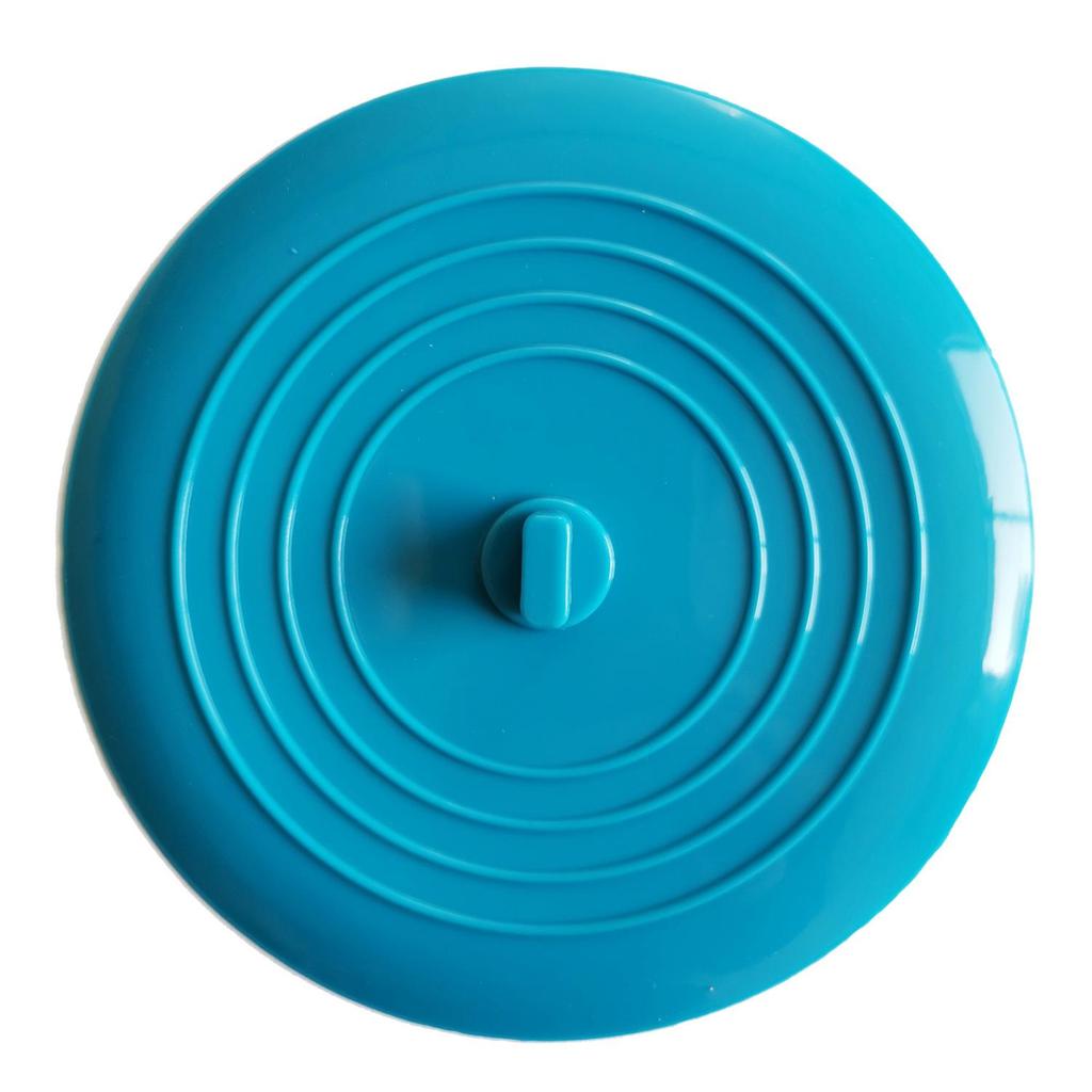 Ronde Siliconen Badkuip Stop & Afvoerafdekking, 15,2 cm - Keuken & Badkamer Waterstopper, Geurbestendige Vloerafvoer.