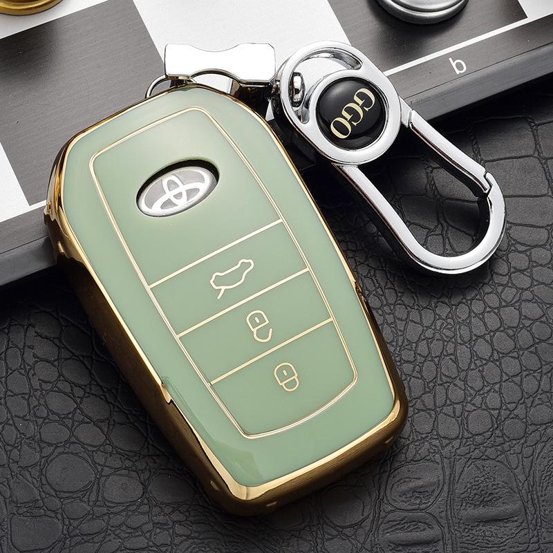 Toyota Key Case Cover for Highlander, Corolla, Crown, Prado, and Levin Models