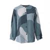 2023 Women's Floral Bubble Sleeve Muslim Top