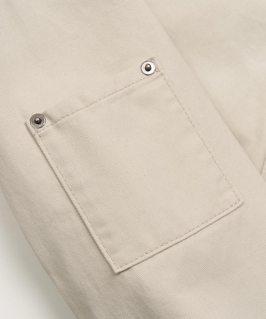 Toffee Vintage Cotton Work Jacket (Sand Grey)