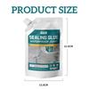 Fast-Drying Waterproof Self-Leveling Grout and Caulking Adhesive for Floors, Walls, Roofs, and Gaps