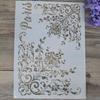 Plantillas de Mandala en capas para manualidades, tamaño A4, A3, A2, para pintura de paredes, álbum de recortes estampado