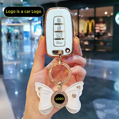 New TPU Car Remote Key Case Cover Protect Shell Bag For Hyundai IX35 Elantra Sonata 8 9 Genesis Coupe 3/4 Buttons Accessories