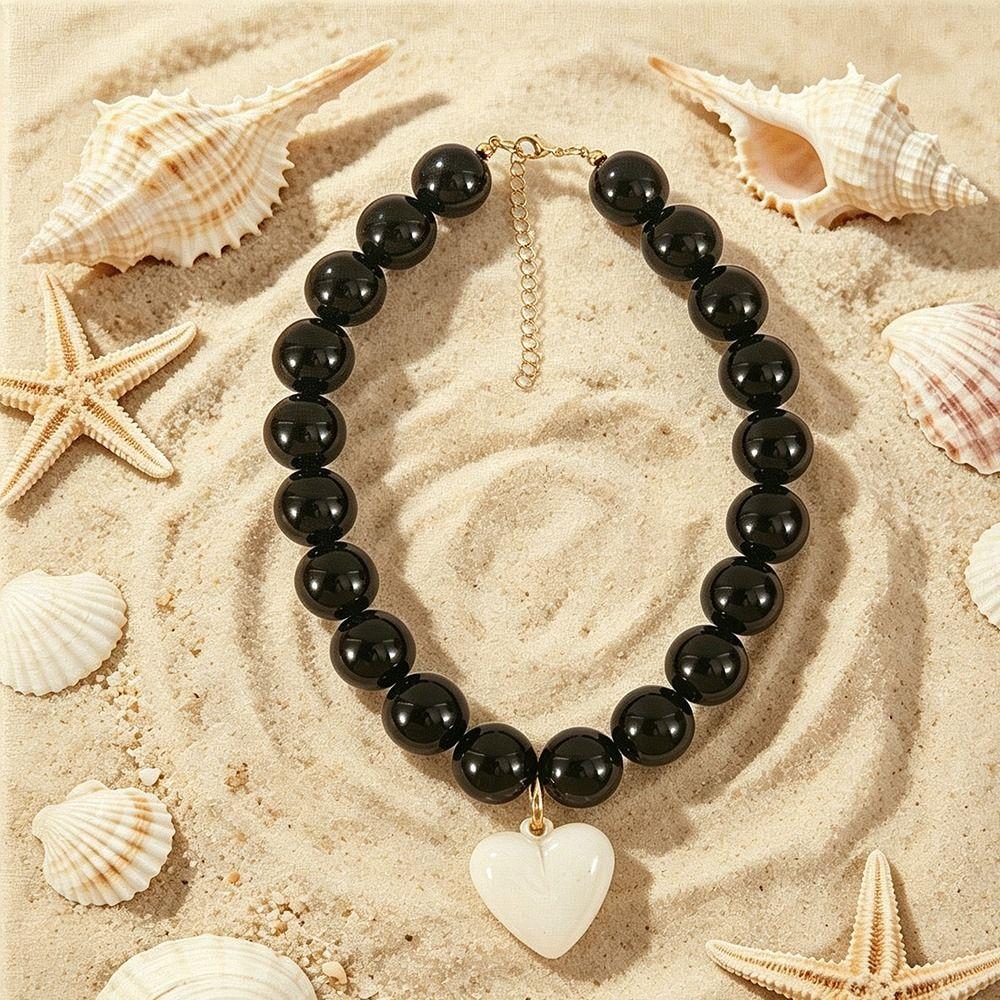 Colorful Beads Beaded Necklace Bohemian Style Pendant Jewelry Party Accessory