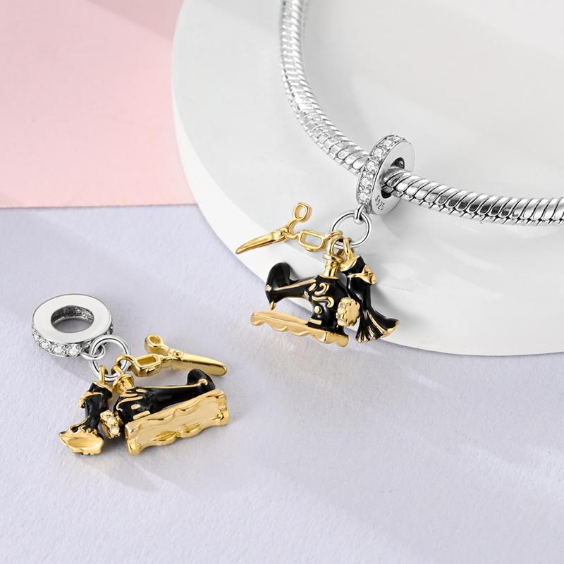 copper Plated Golden Charm Bead Charms Leopard Firefly Monkey Cat Bead Charms Dangle Compatible With Authentic Bangle Pendant Bracelets Do It Yourself