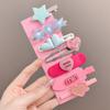 7pcs/set Metal Star Hair Clip for Women Heart Rhinestone Hair Pin Fashion Cute Girl Side Clip