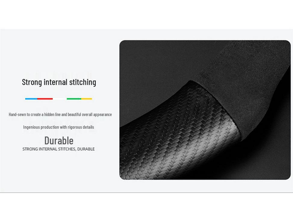 Nio EC6/ES6/ES8/ET7 Carbon Fiber Steering Wheel Handle Cover - All-Season Universal Fit