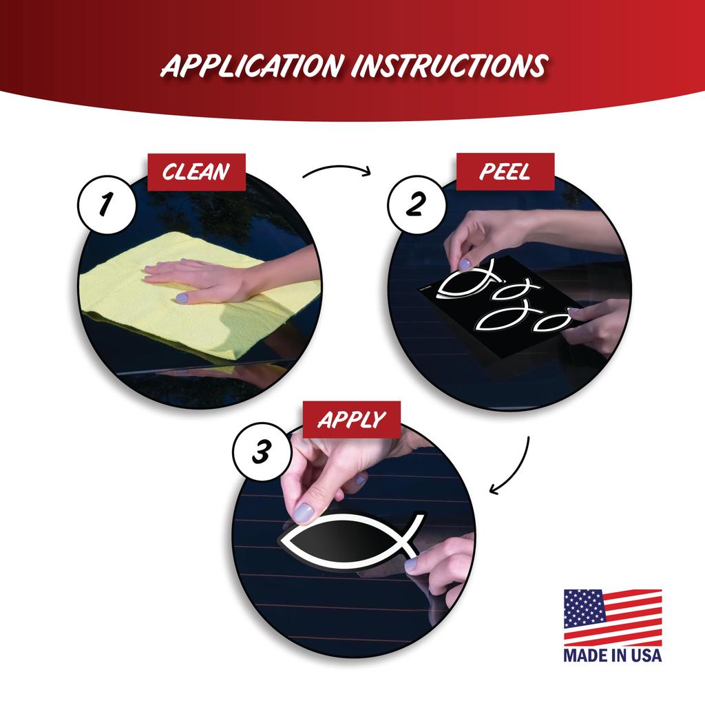 Maria Rosary Decal for Car, Truck, Tablet, Tumbler, Cell Phone - Christian Stickers Set