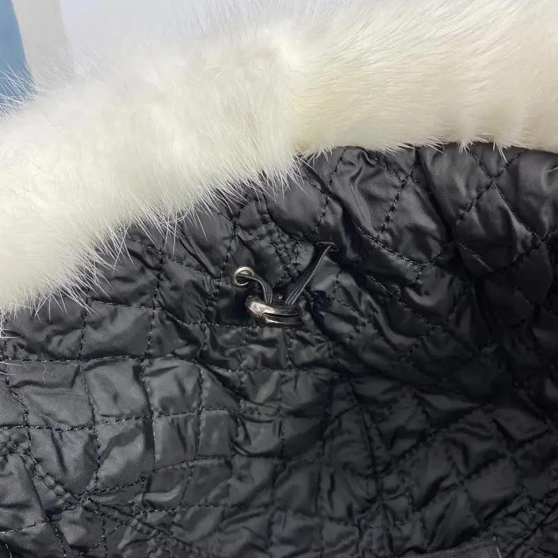 Women's Winter Hat Luxury Mink Cap Solid Fashion Bucket Domo Hat Soft Brim Outdoor Ushanka Russian Stylish Genuine Mink Fur Hat