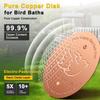 Coppers Cleaning Plate For Birdbaths Eliminates Frequent Maintenance Saves 120 Minutes Monthly