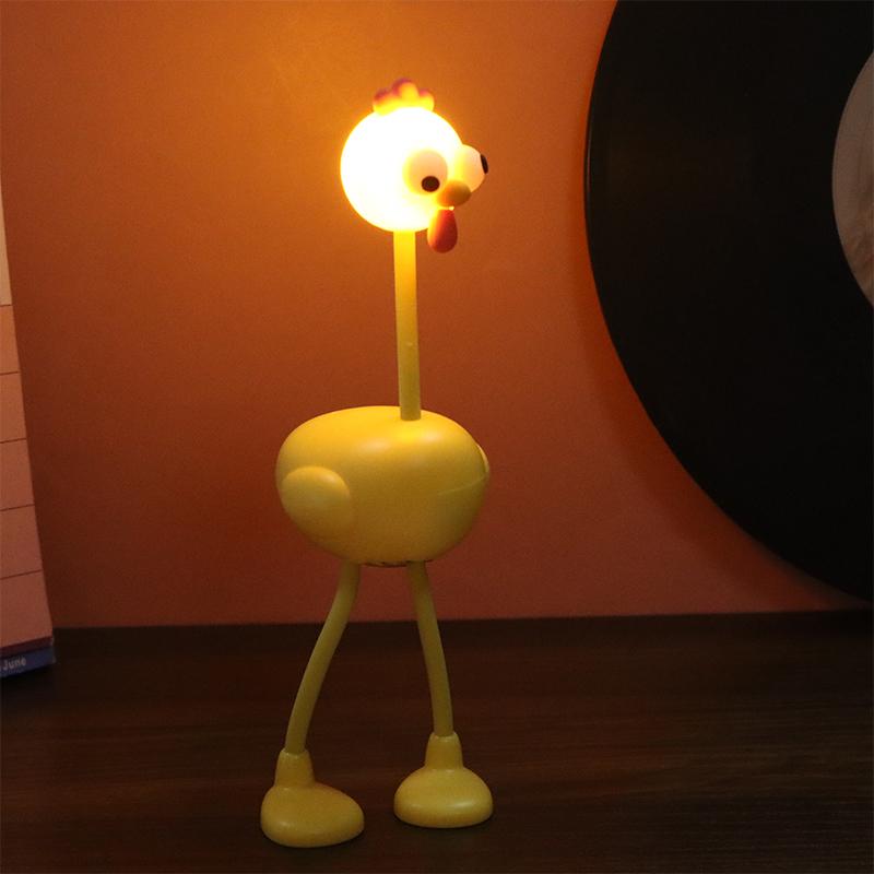 Chicken Mini Night Light Birthday Gift Creative Weird And Wonderful Abstract Toy Practical Fun Friend S Bff Unique Sensation