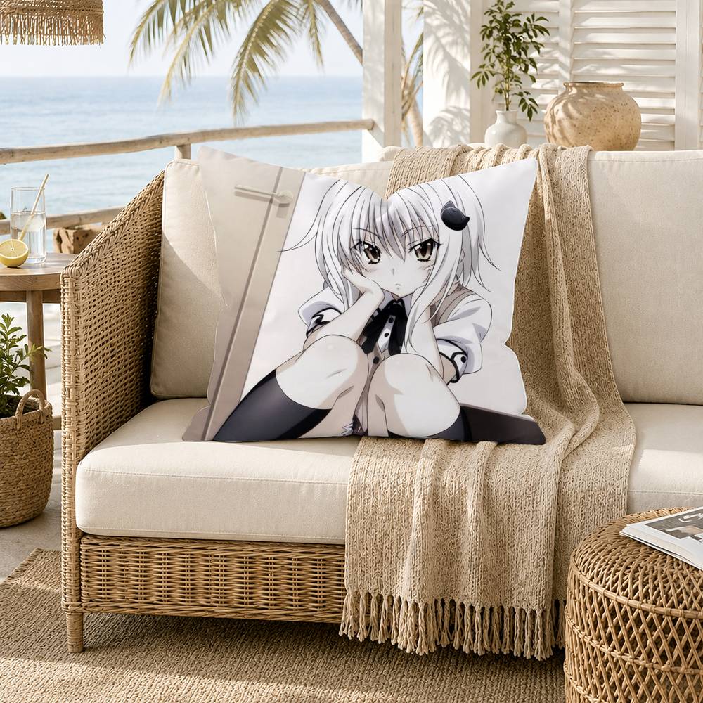 HHigh School DxD KKoneko Toujou Pillow Case for Sofa Living Room Home office Decor Protective Cover
