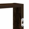 Wall Shelf Smoked Oak 43 X 9 X 60 Cm Wood Based Material