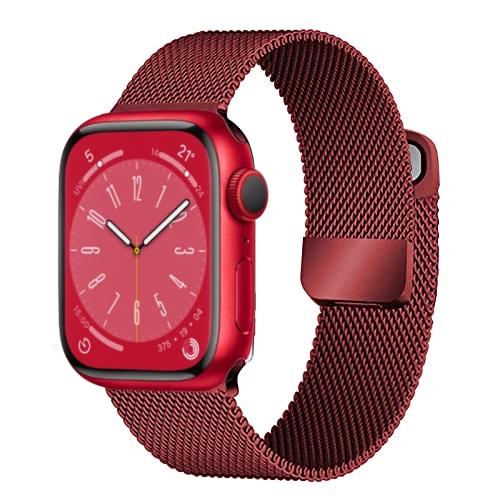Milanese Loop Band for Apple watch Ultra 9 8 7 6 5 SE 45mm 49mm 44mm/41mm/40mm Metal Magnetic Strap iWatch 11 10 46mm 42mm Band