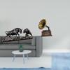 Modern Feng Shui Collectible Sculpture Vintage Resin Figurine Chinese Cow Cattle Artwork for Desk