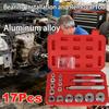 17-teiliges kleines Installationswerkzeug aus Aluminiumlegierung Lagerinstallations-Abzieher Auto-Reparatur Installation von Lagerbuchsen
