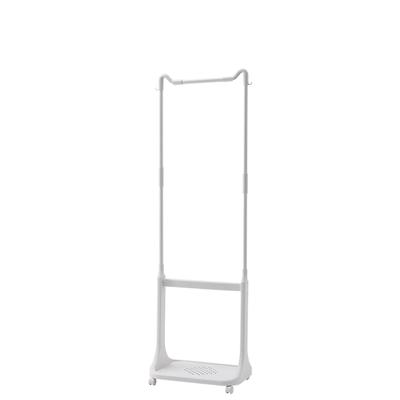 Porte-manteau Simple Mobile Vertical Grande Capacité Tuyau en Fer PP ABS Étagère de Rangement pour Placard pour Chambre