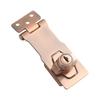 Hasp Key Lock 90 Degree Rotation 4 Inch Drawer Locks Punch-free with Lock Double Door Cabinet Lock with Screw Furniture Hardware