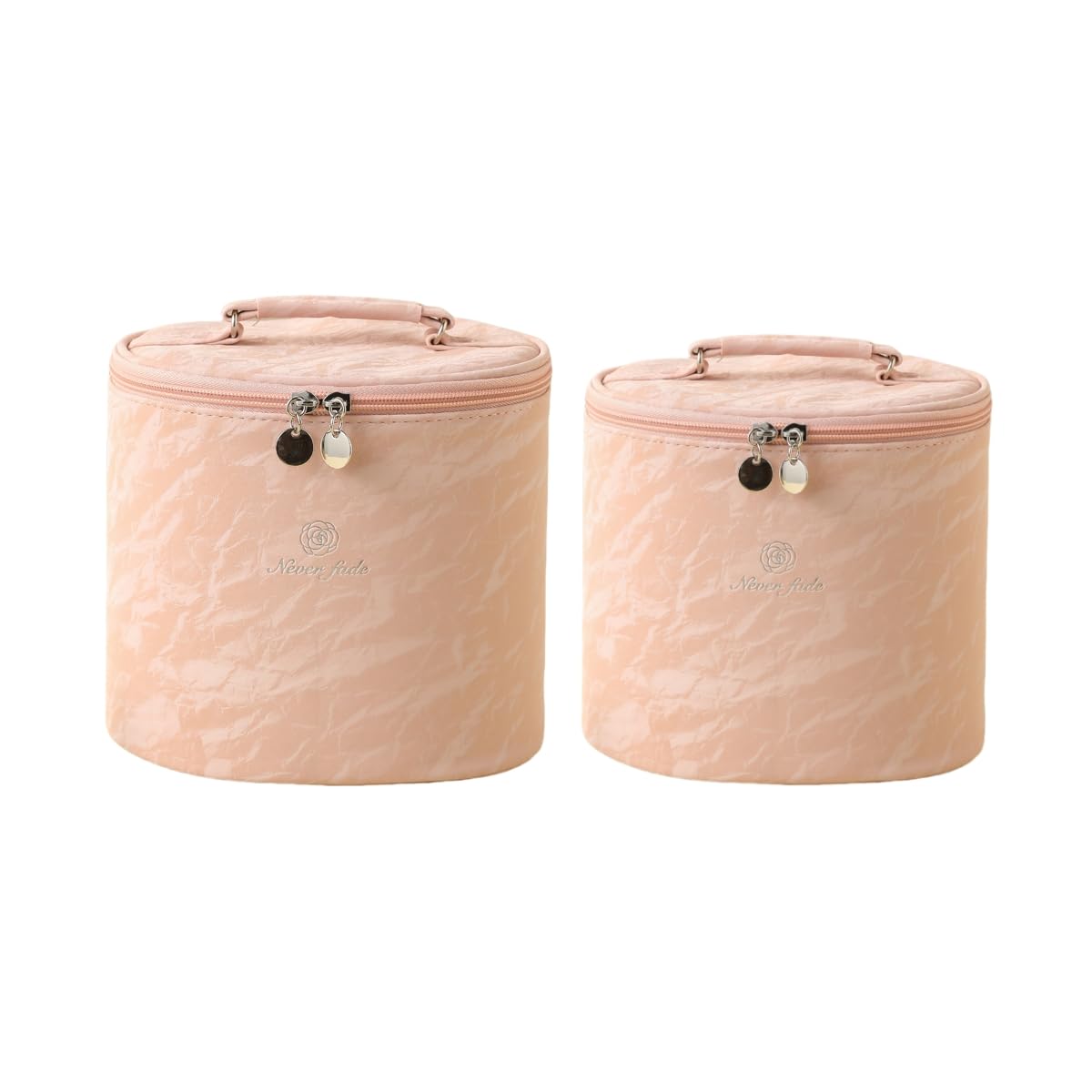 

Aylashine Camellia Series Design Makeup Large with Set Perfect for Home or Gifting Pink High-Visual Pouch, Vertical, Capacity, Portable, Handle, розовый