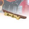 Golden And Wooden Guitar Bridge Replacement Adjustable Guitar Accessory Guitars
